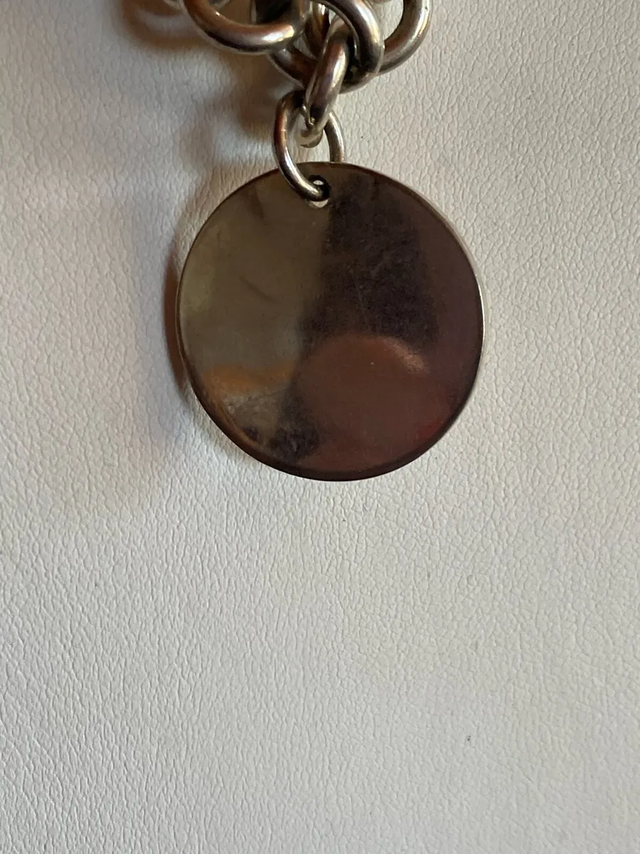 Tiffany & Co heavy silver chain and pendant - Image 3