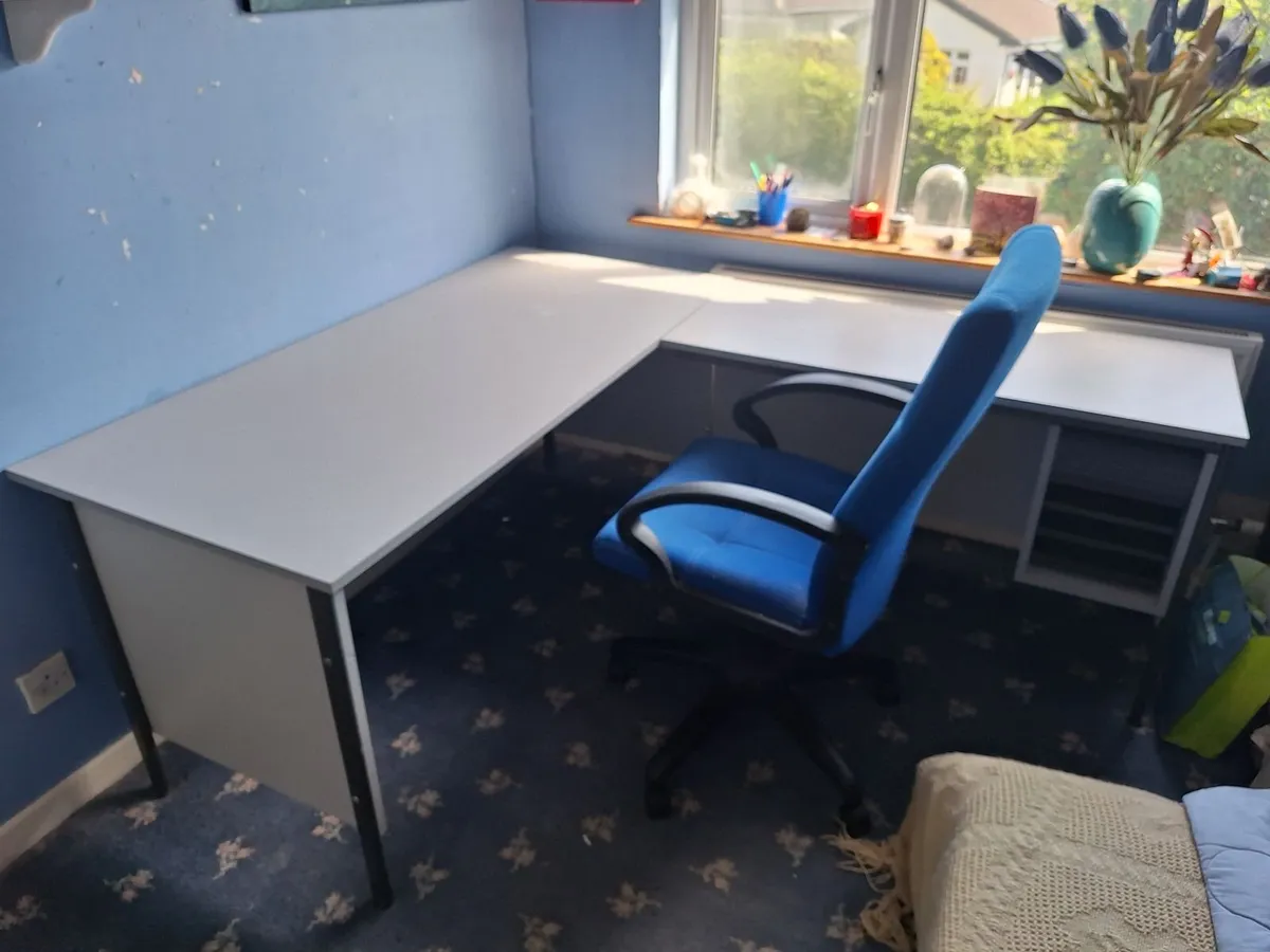 Desk and chair