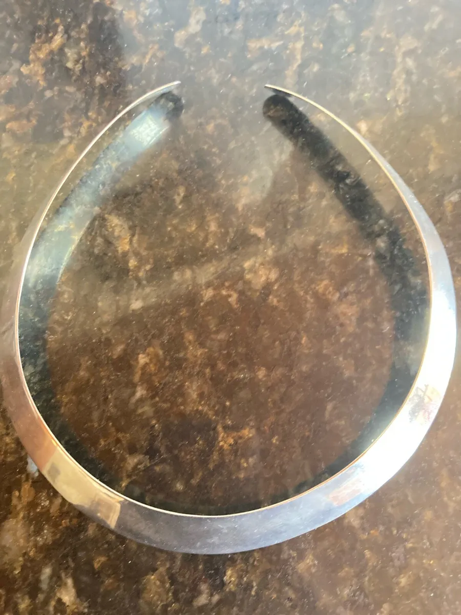 Sterling Silver cuff necklace - Image 2