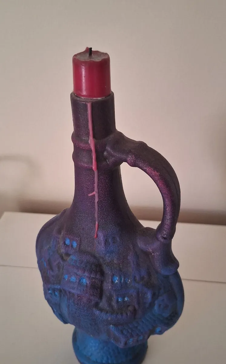 ​Hand-Painted Jug Candle Holder - Image 3