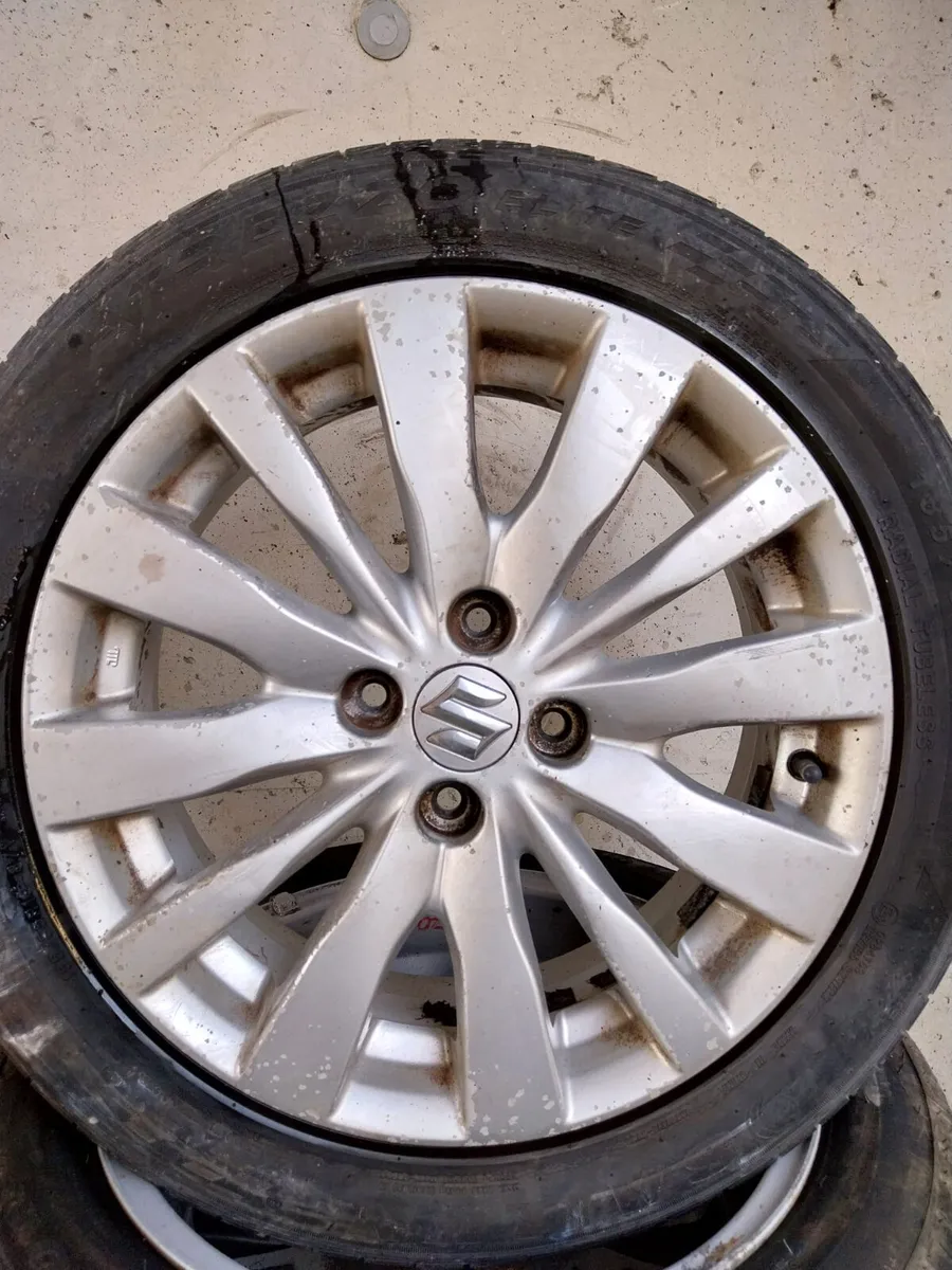 2013 Suzuki Swift  16" Alloy Wheels Set 185/55R16 - Image 2