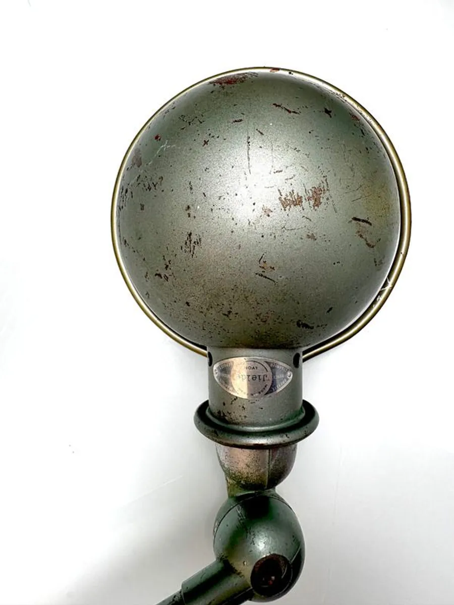 Vintage Jielde Double Arm Clamp Lamp Original French Industrial Light - Image 2