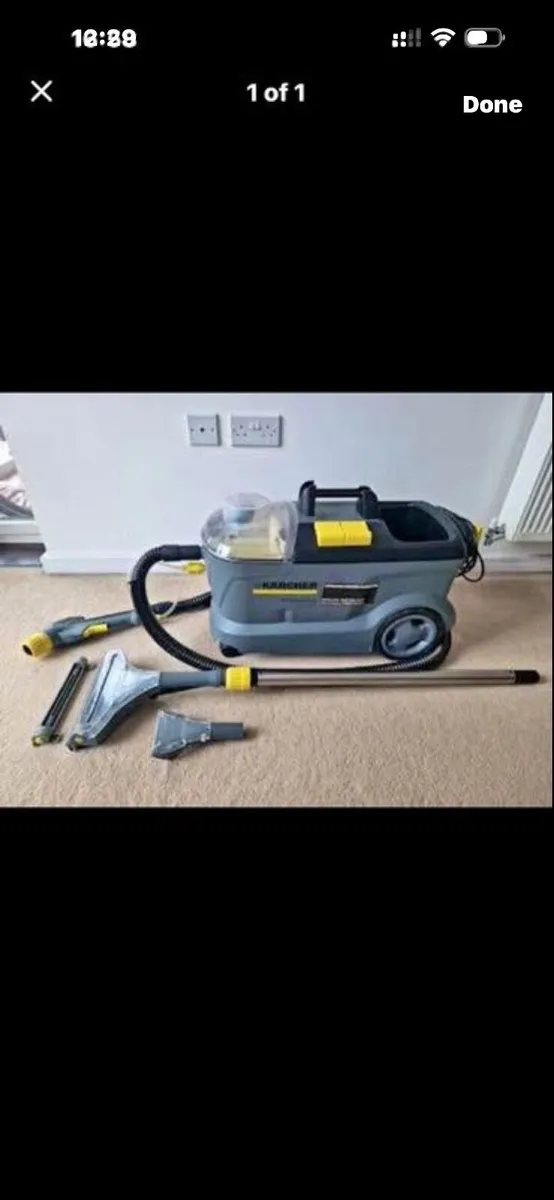 Carpet cleaner for rent karcher Puzzi 10/1 - Image 4