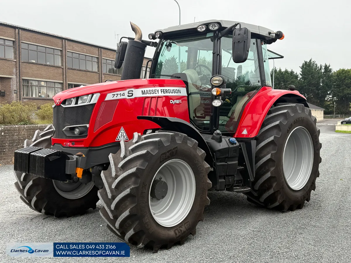 2018 Massey Ferguson 7714S - As New - Image 1
