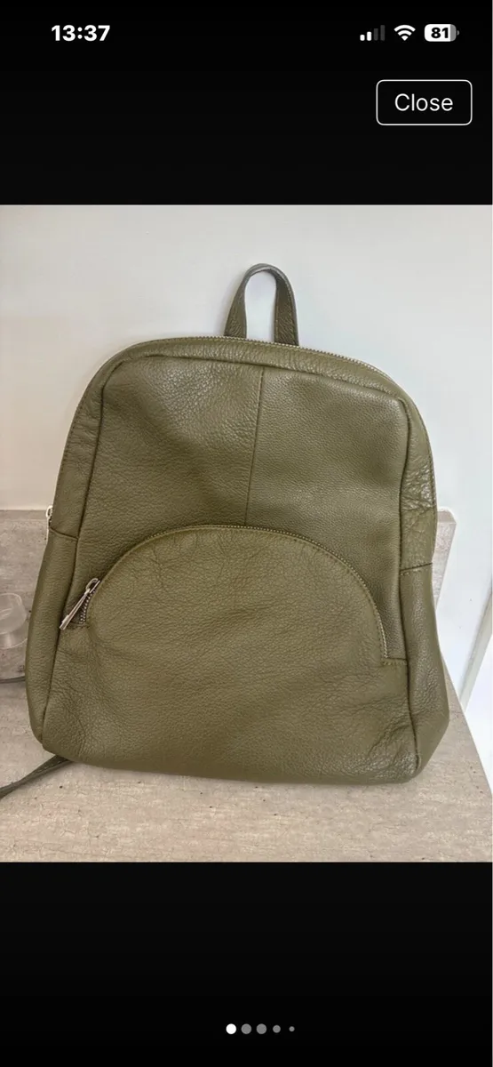 Leather handbag/backpack