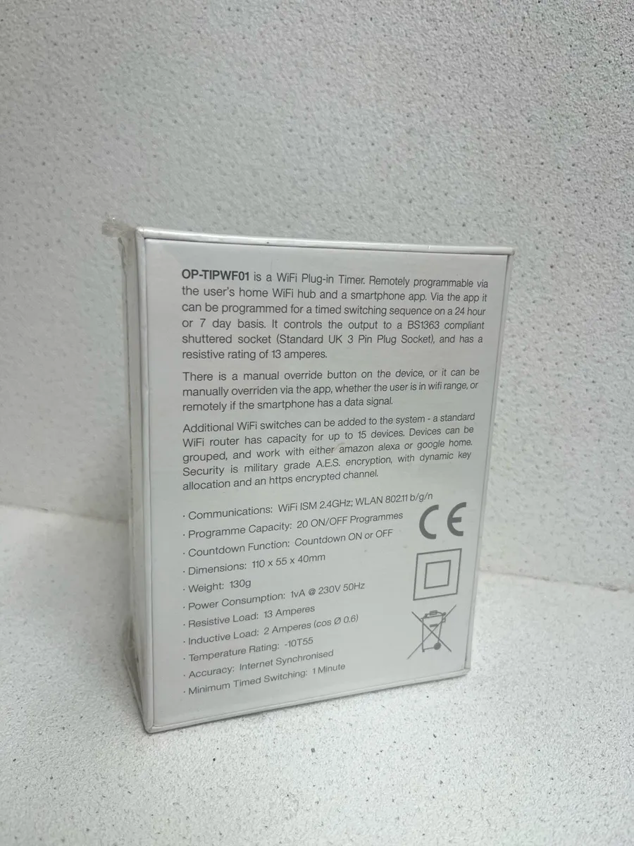 Optimum Connect Wifi Plug-in Timer - Image 2