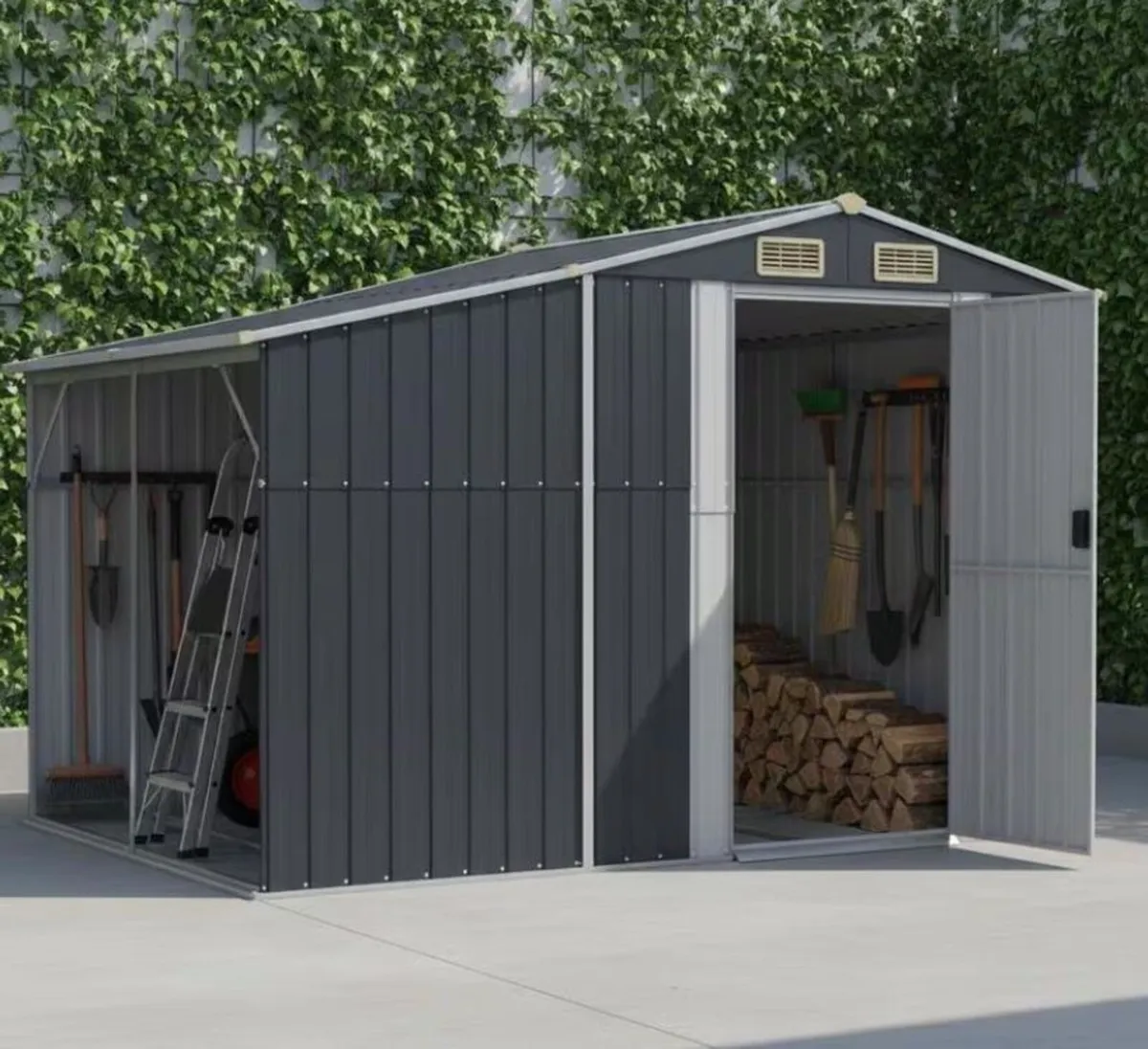 Heavy duty metal shed - Free delivery - Image 2