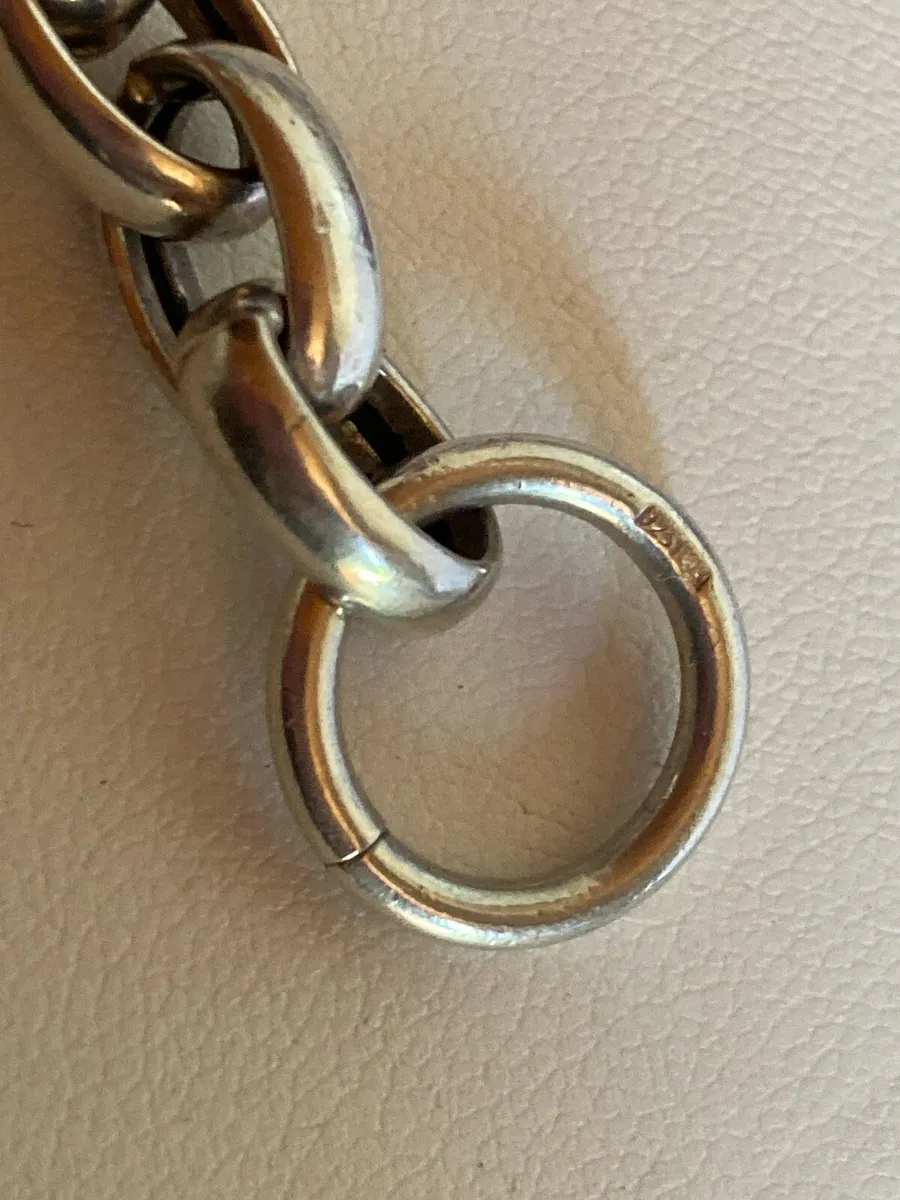 Sterling Silver T bar bracelet - Image 3