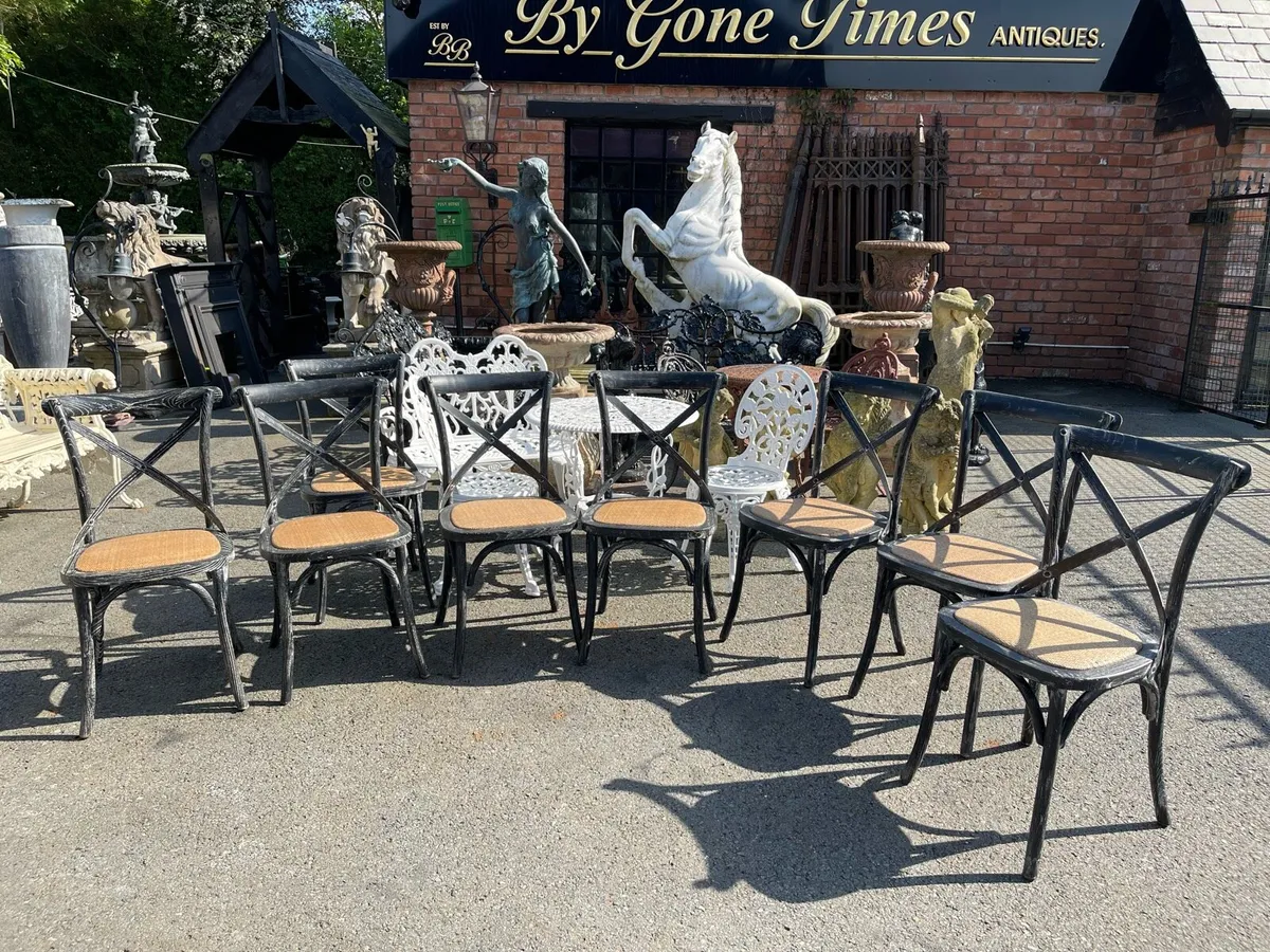 17 French 🇫🇷 cafe bistro restaurant chairs - Image 3