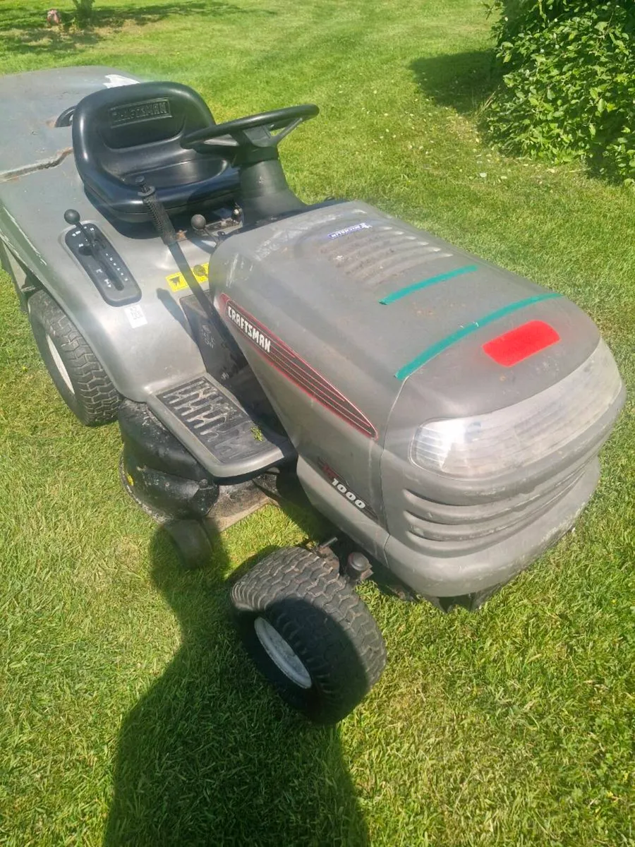 Craftsman ride on mower Delivery available - Image 2