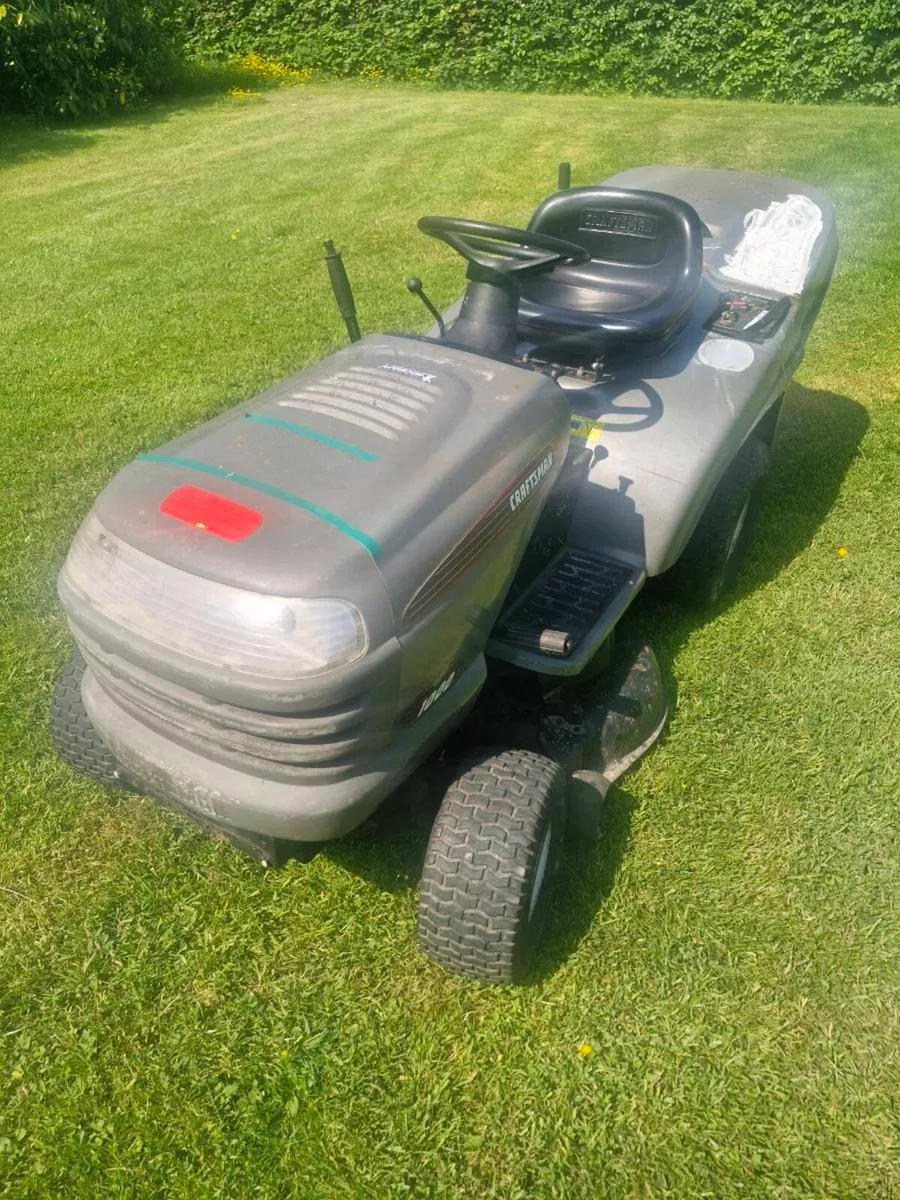 Craftsman ride on mower Delivery available - Image 3