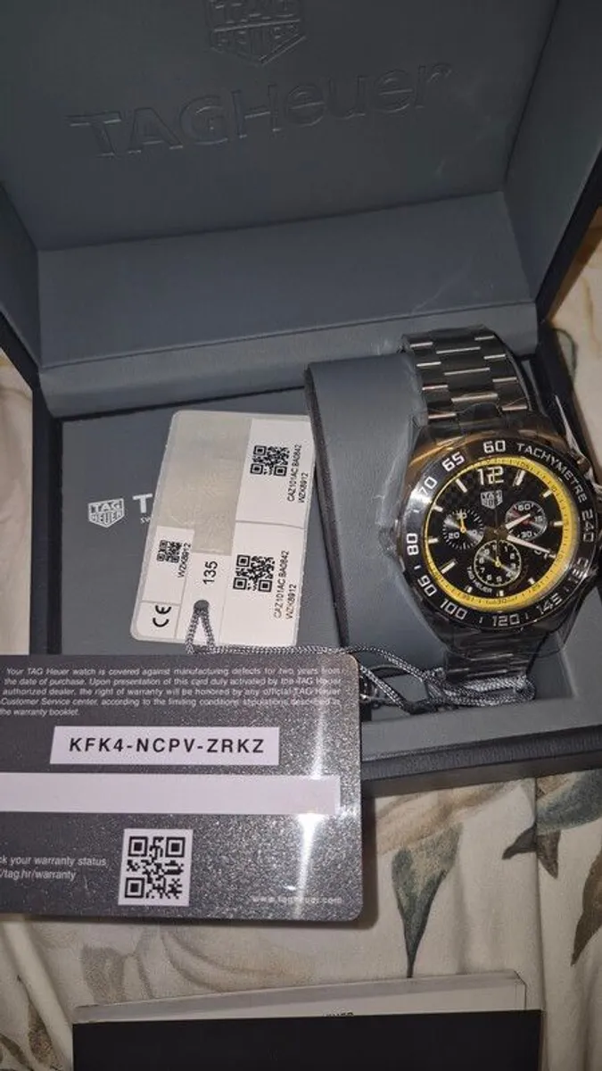 Tag Heuer Formula 1 Black and Yellow - Image 1