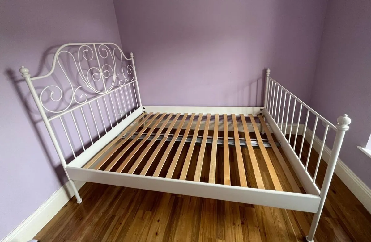 Double Bed Frame    FREE    (IKEA Leirvik) - Image 1