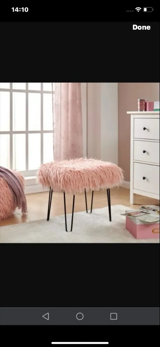 Dressing table stool