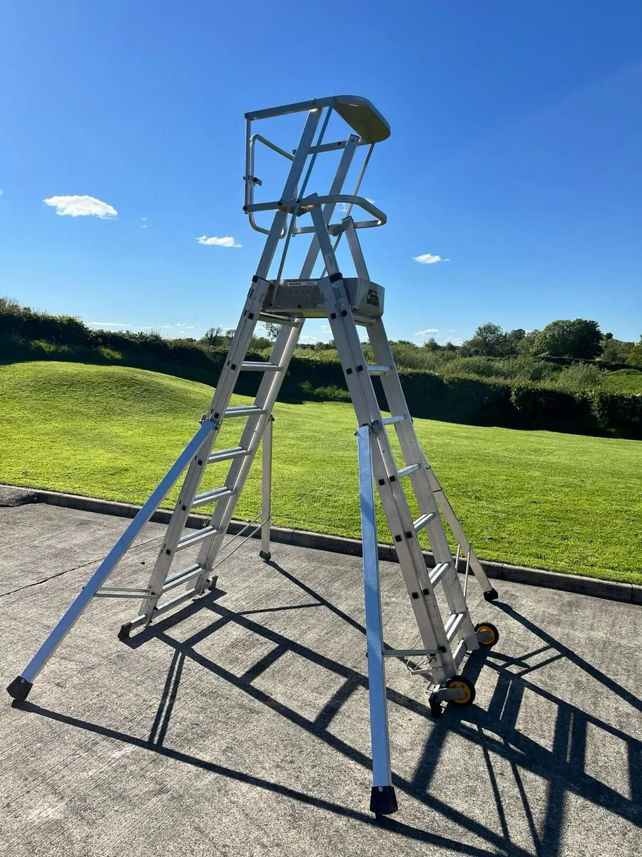 Youngman 7–9 Rung Telescopic Platform Ladder - Image 2