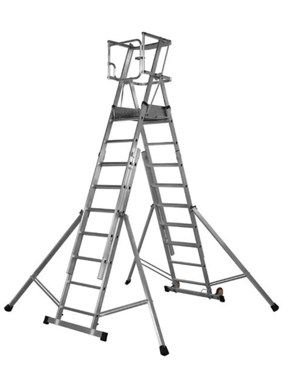Youngman 7–9 Rung Telescopic Platform Ladder - Image 3