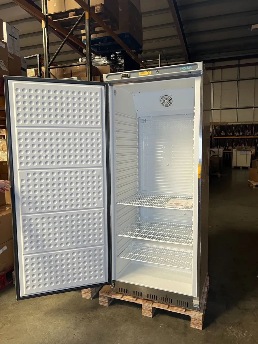 2x Polar 600Ltr Stainless Steel Commercial Fridges - Image 4