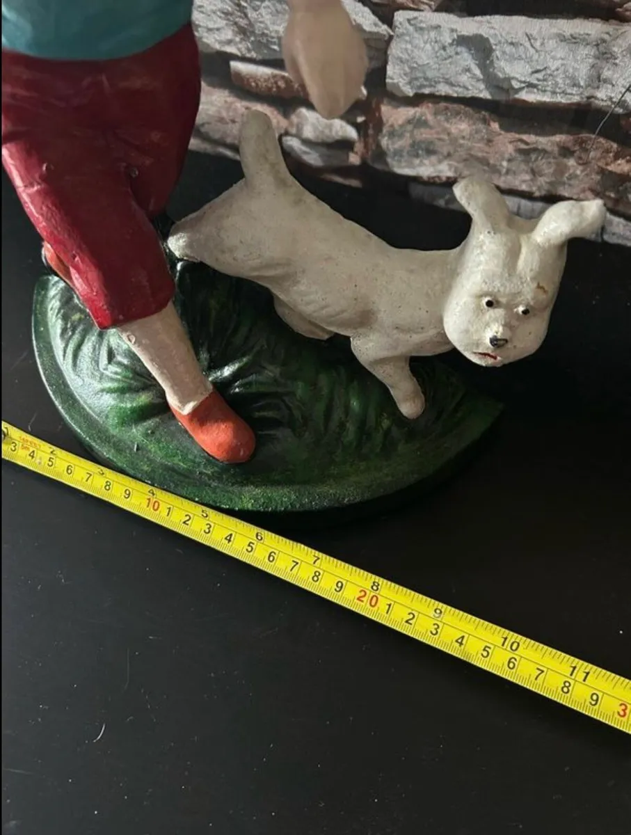 Tintin and snowy cast iron - Image 3