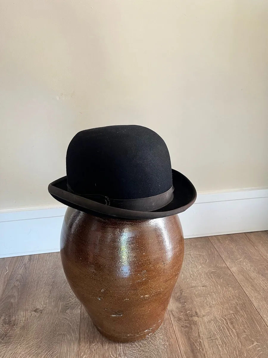 Vintage Dunn & Co Great Britain Bowler Hat - Image 1