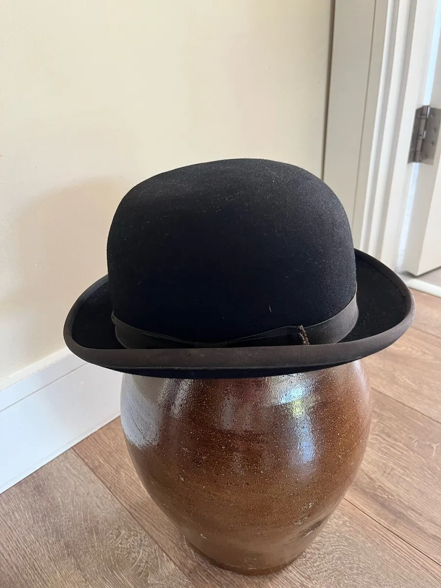 Vintage Dunn & Co Great Britain Bowler Hat - Image 2
