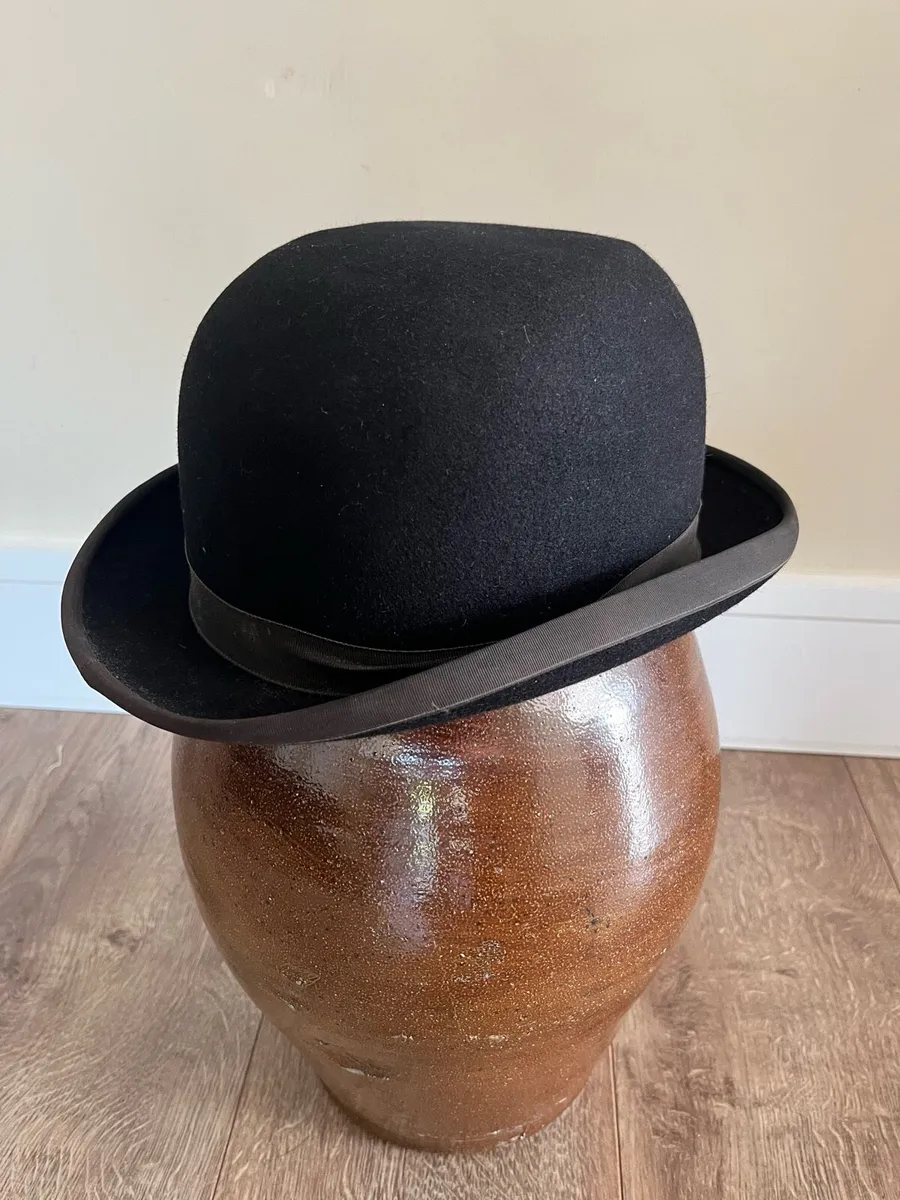Vintage Dunn & Co Great Britain Bowler Hat - Image 4
