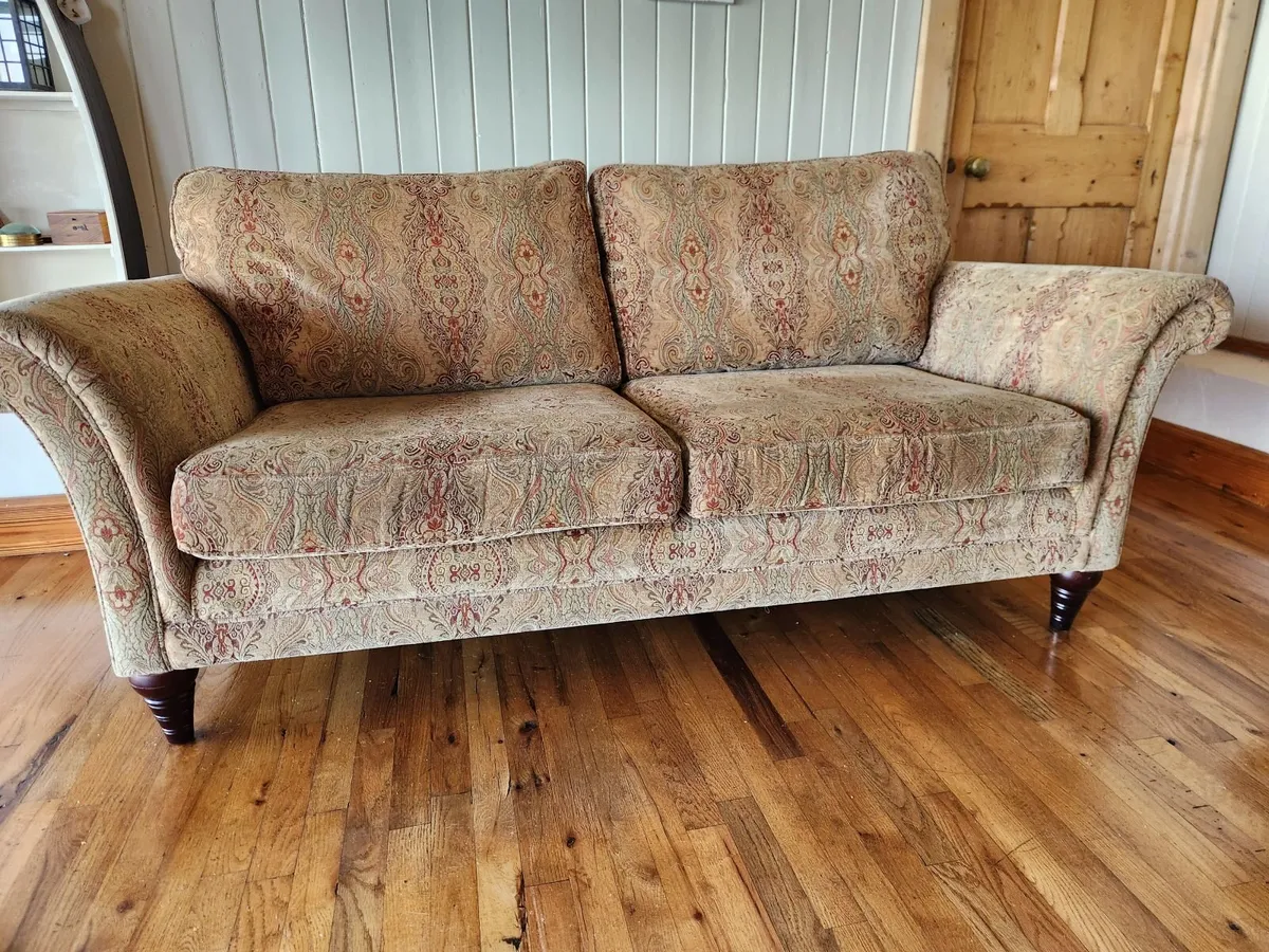 Parker knoll  Burghley range 3 seater sofa - Image 1