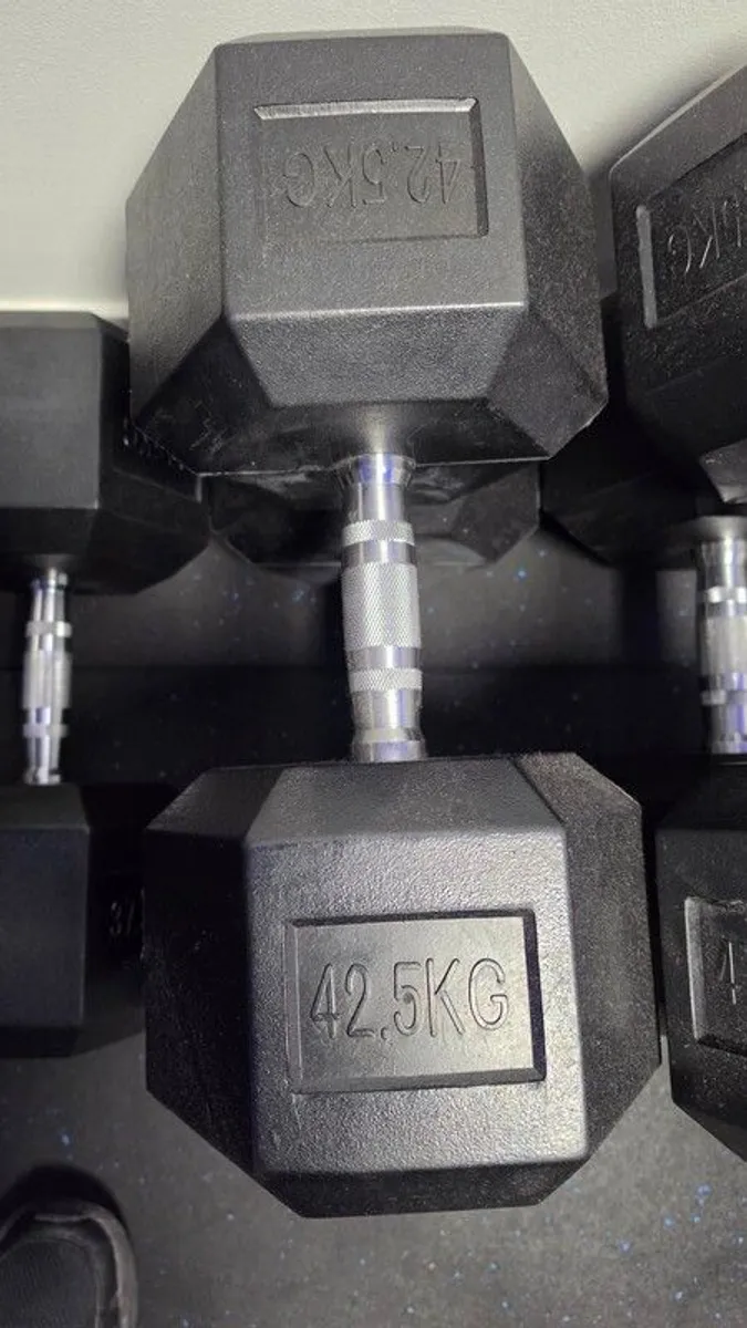 37.5KG 42.5KG and 45KG Dumbells - Image 2