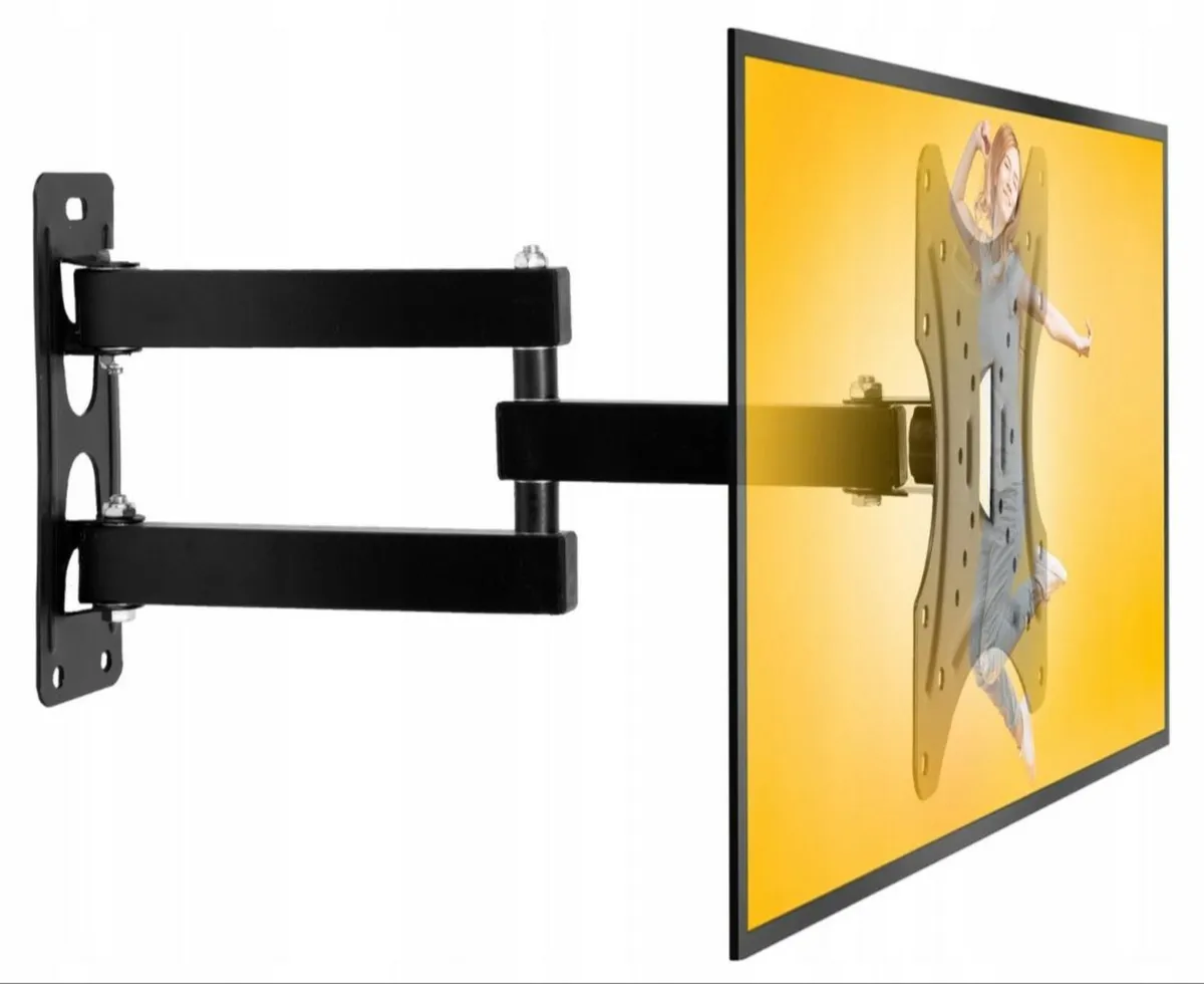 TV Wall Mount Bracket Arm Tilt Swivel 19-42" - Image 1