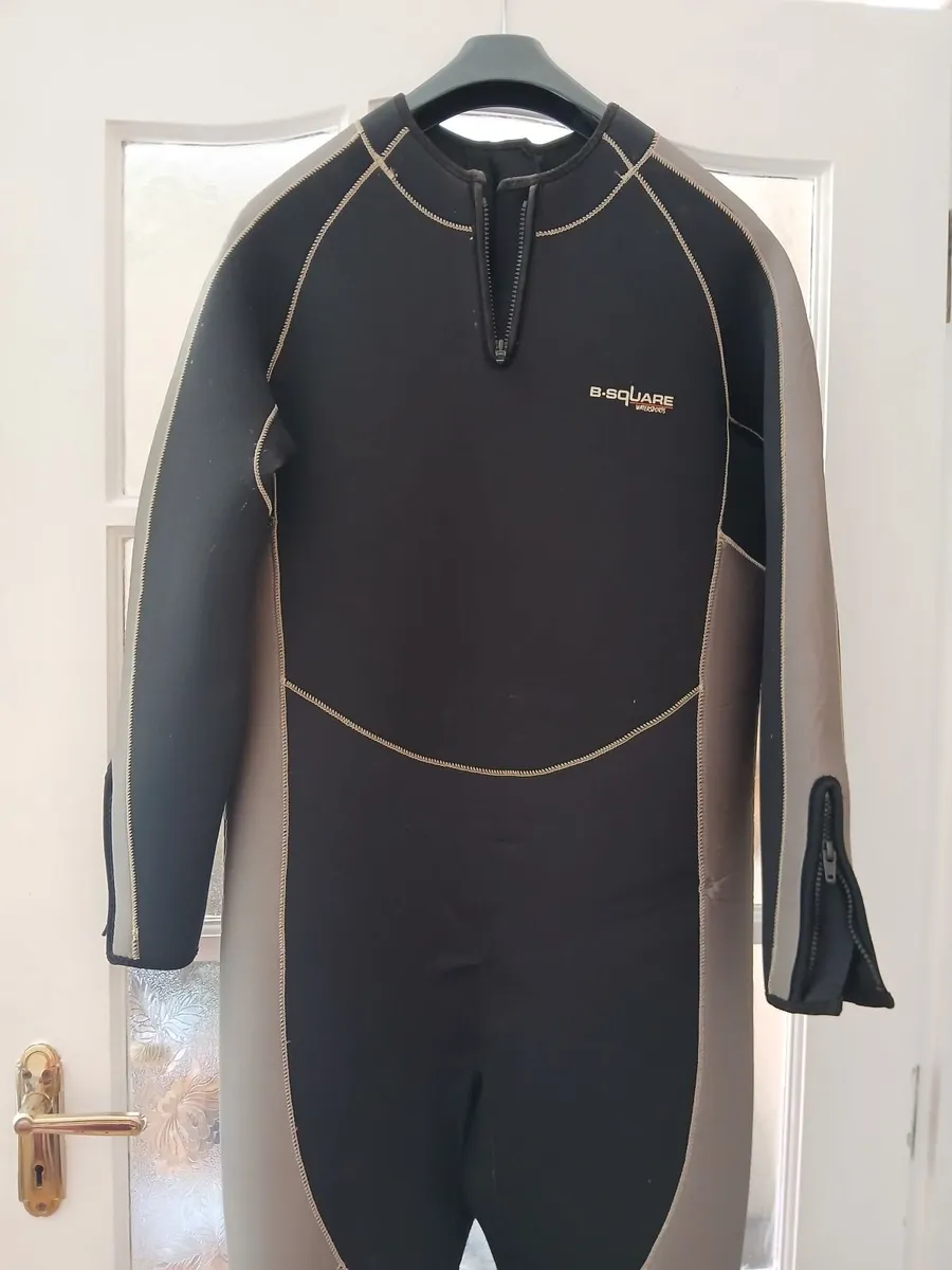 Men's Neoprene Wetsuit 4-5mm thick, size XL - Image 3