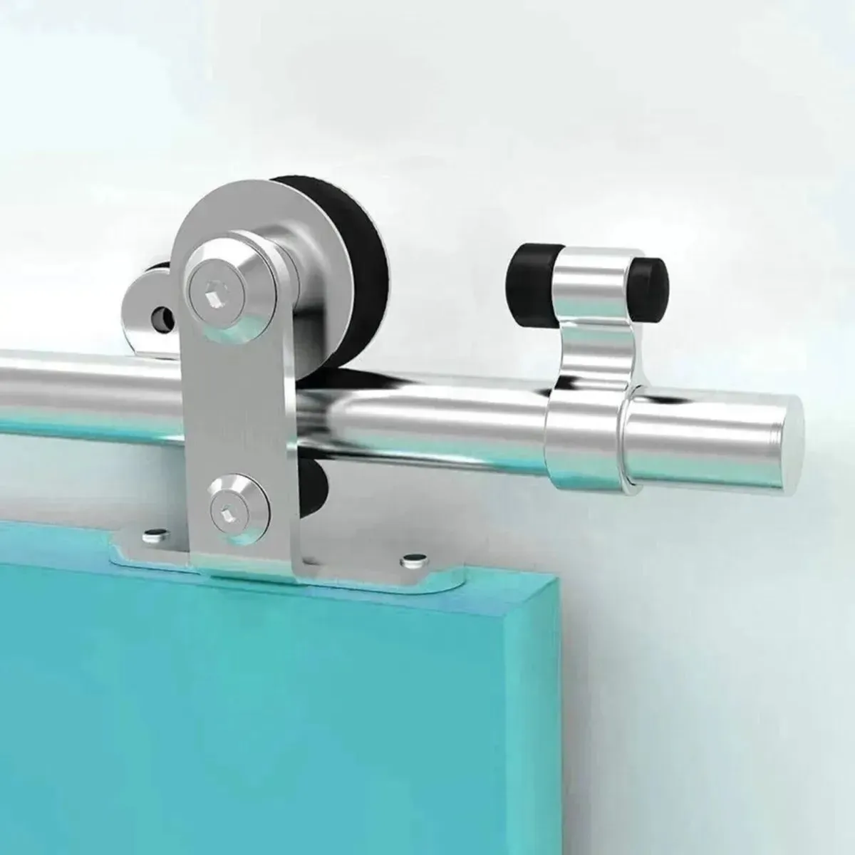 Barn Door Track Kit 167cm 5.5FT Sliding Rail - Image 2