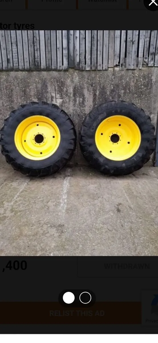 Tractor Wheels - Image 1
