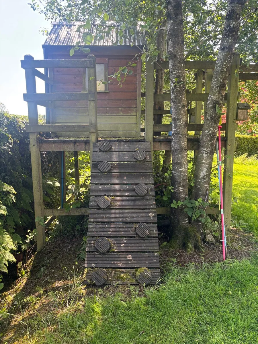 Strong Tree House with Monkey Bars - Image 3