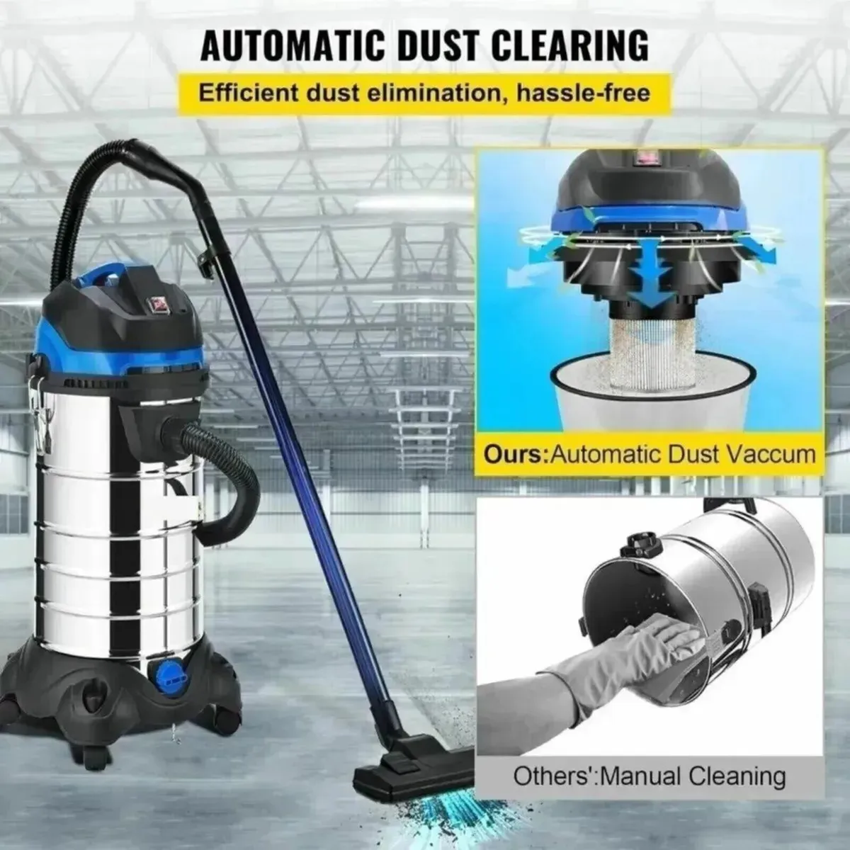 Wet & Dry Dust Extraction Vacuum Cleaner