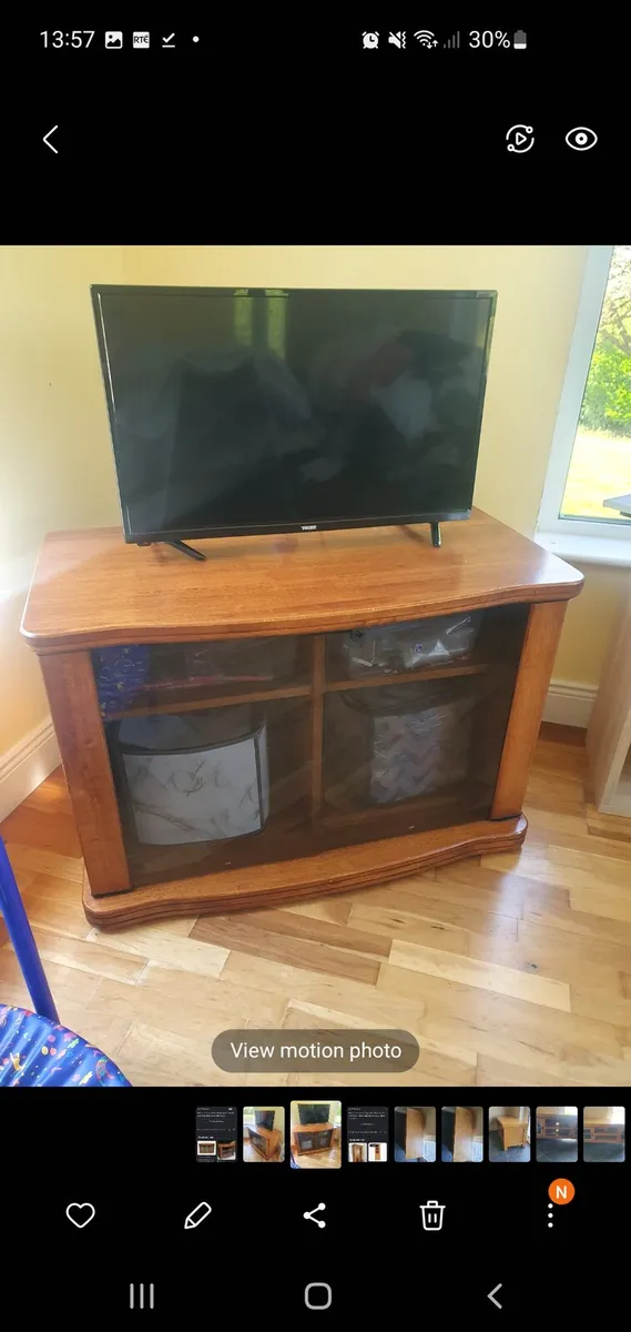 Solid Wood TV Stand/Entertainment Unit - Image 1