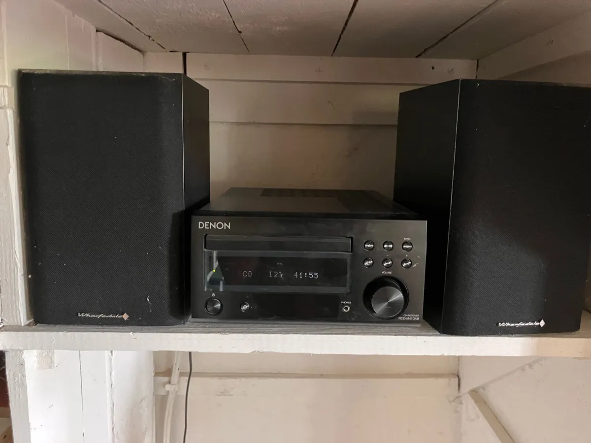 Denon Stereo & Wharfedale speakers - Image 2