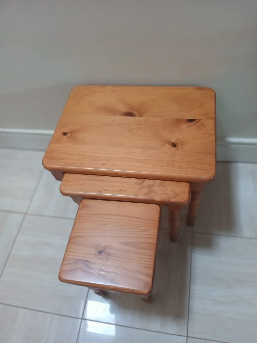 Nest of 3 Tables - Image 2