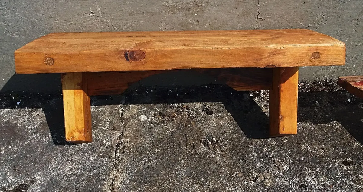 new 2 Rustic Shelves / Chunky shelf / Corner shelf - Image 2