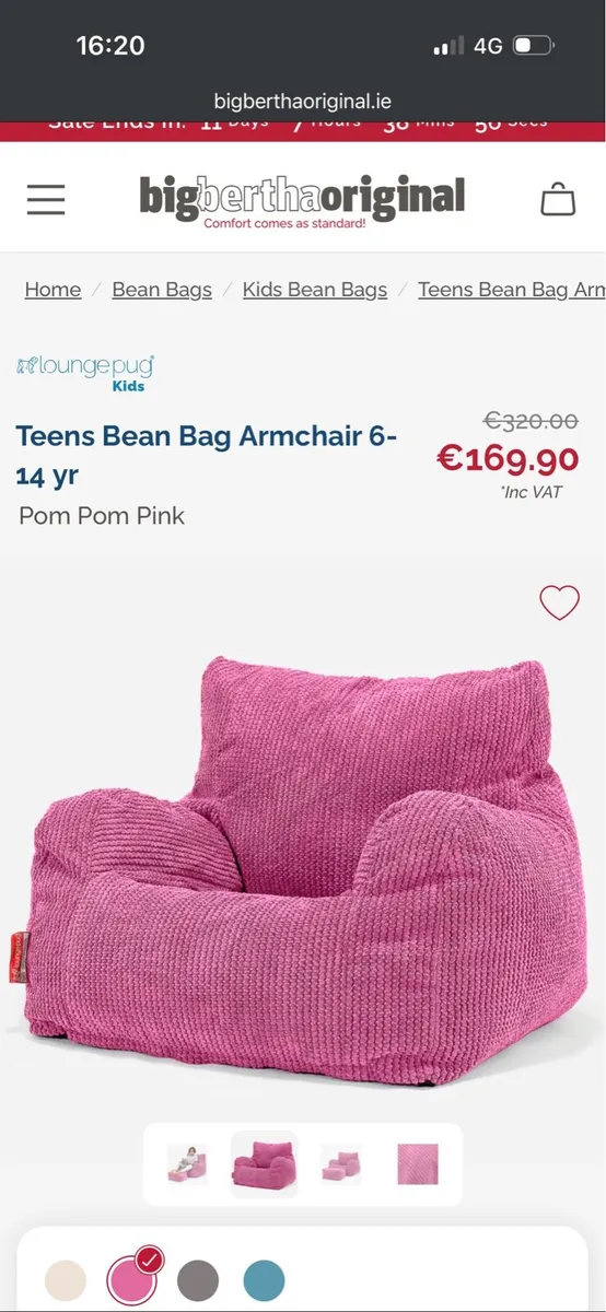Big Bertha bean bag chair - Image 2