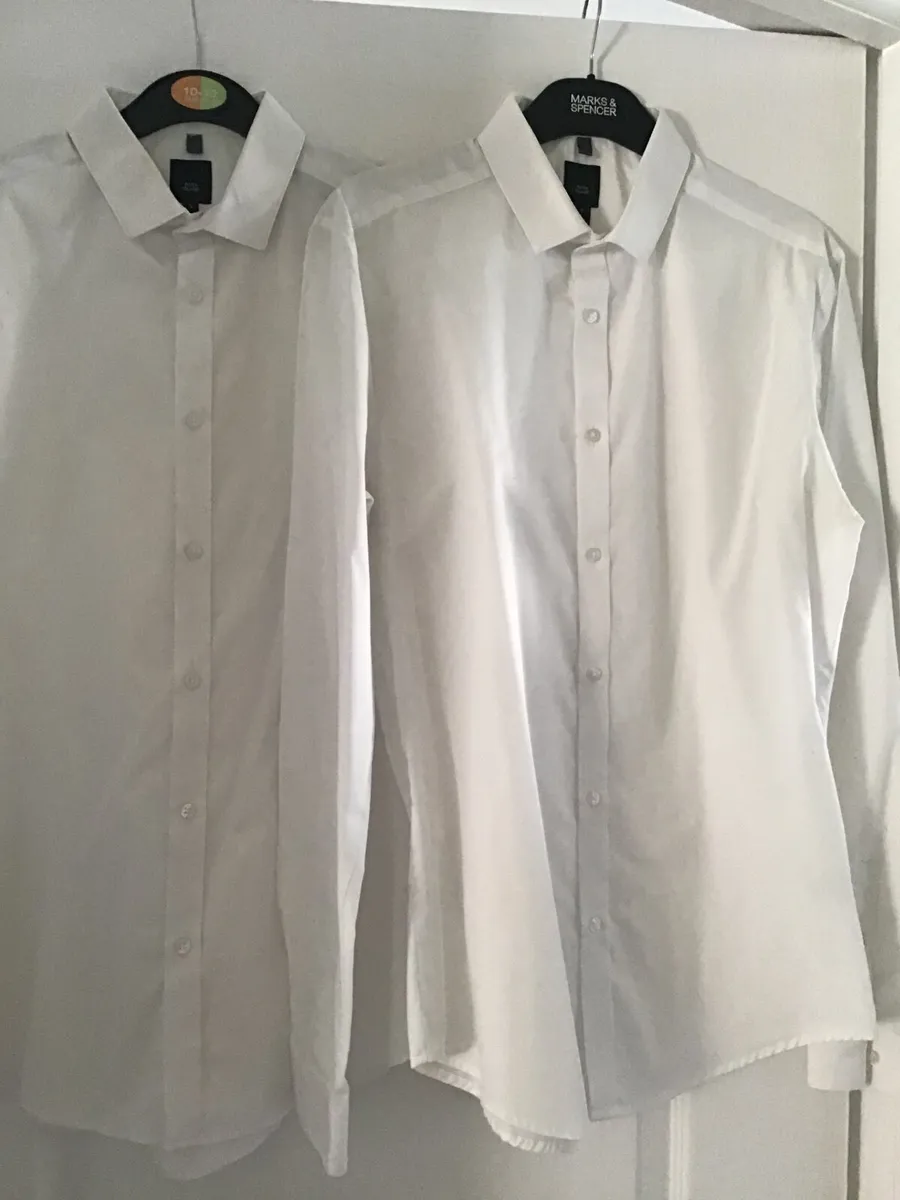 River Island White Mens Shirts Size S - Image 1