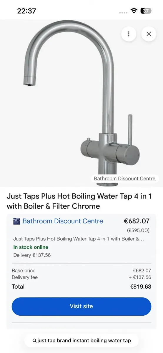Kitchen instant boiling water tap - Image 2