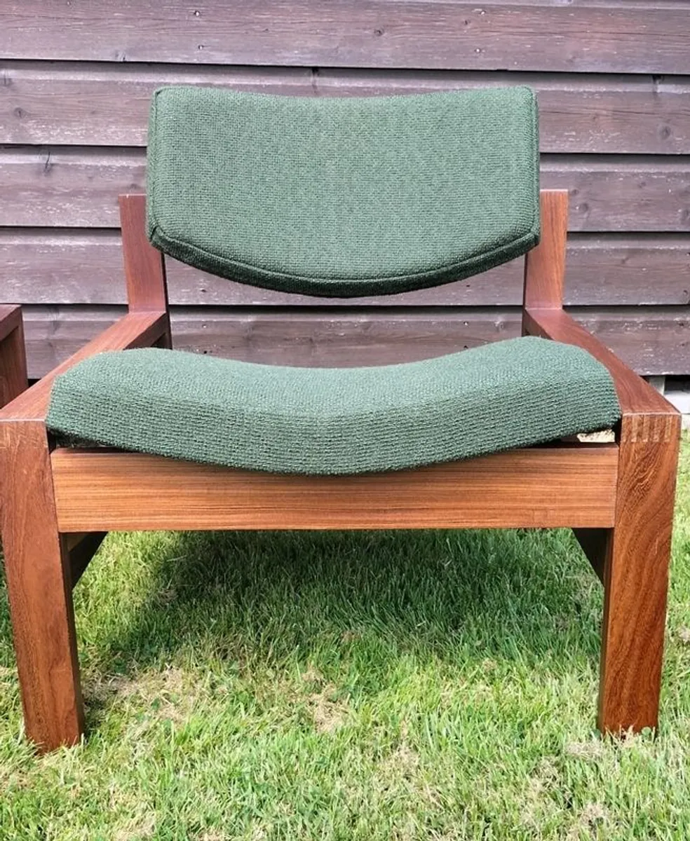 Mid Century Vintage Crannac Bunbeg Chair & Coffee Table - Image 2