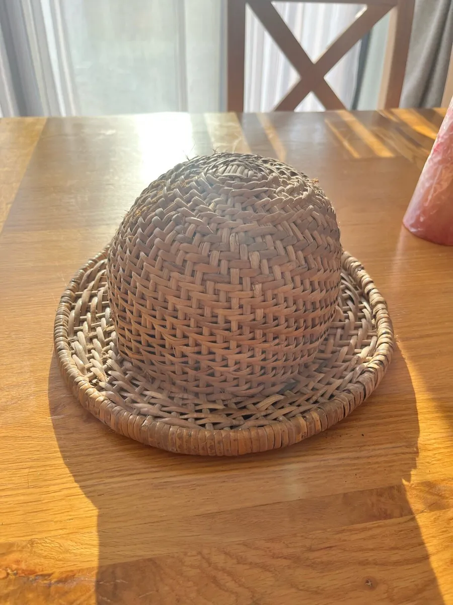 Edwardian Wicker Hat - Image 1