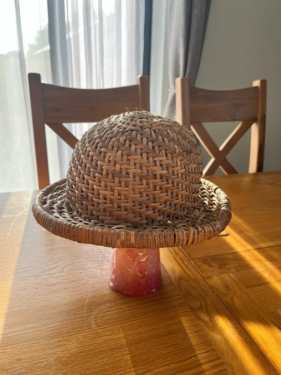 Edwardian Wicker Hat - Image 2