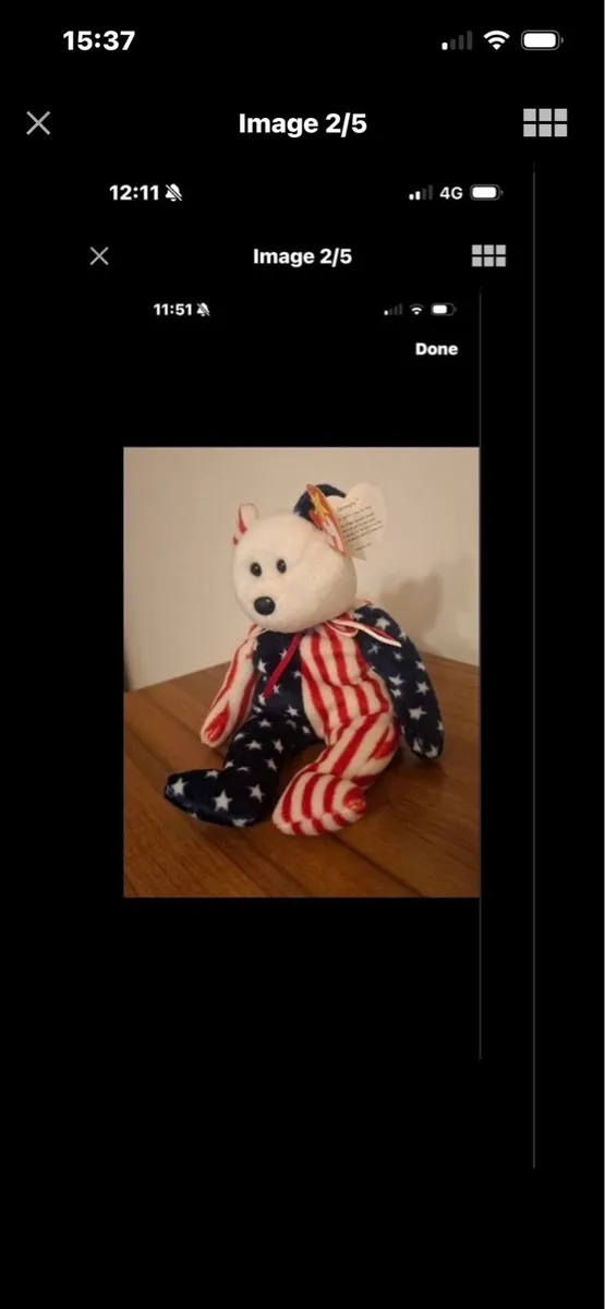 Rare & Retired Beanie Baby - Spangle - Image 2