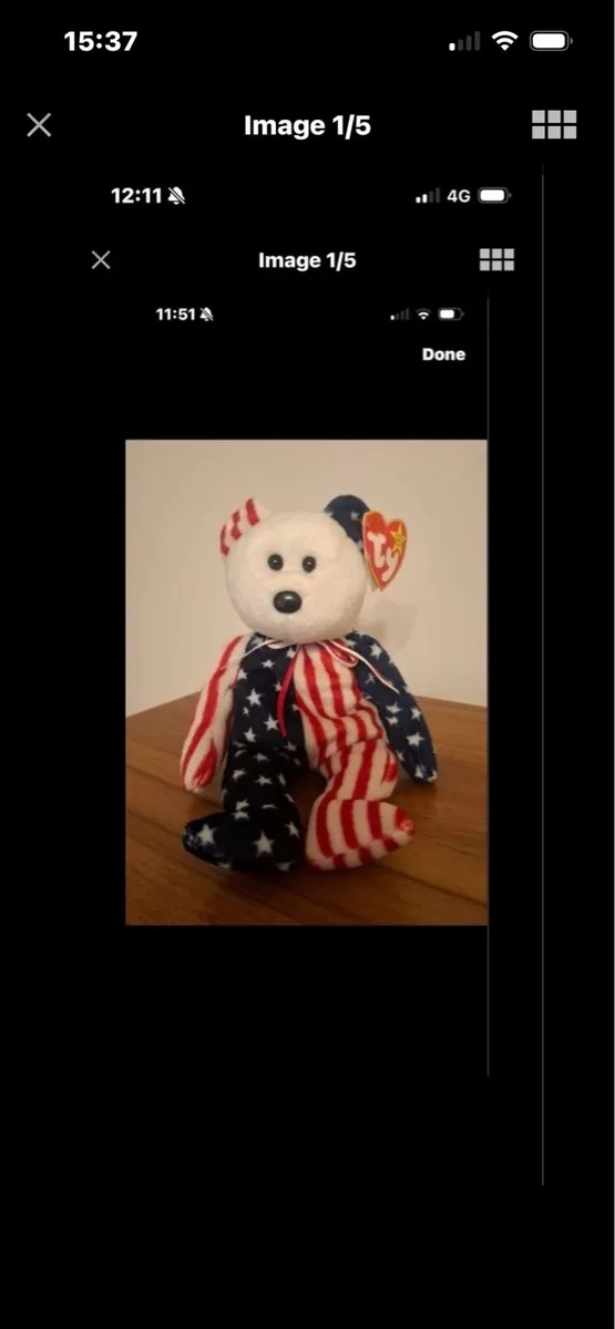 Rare & Retired Beanie Baby - Spangle - Image 1