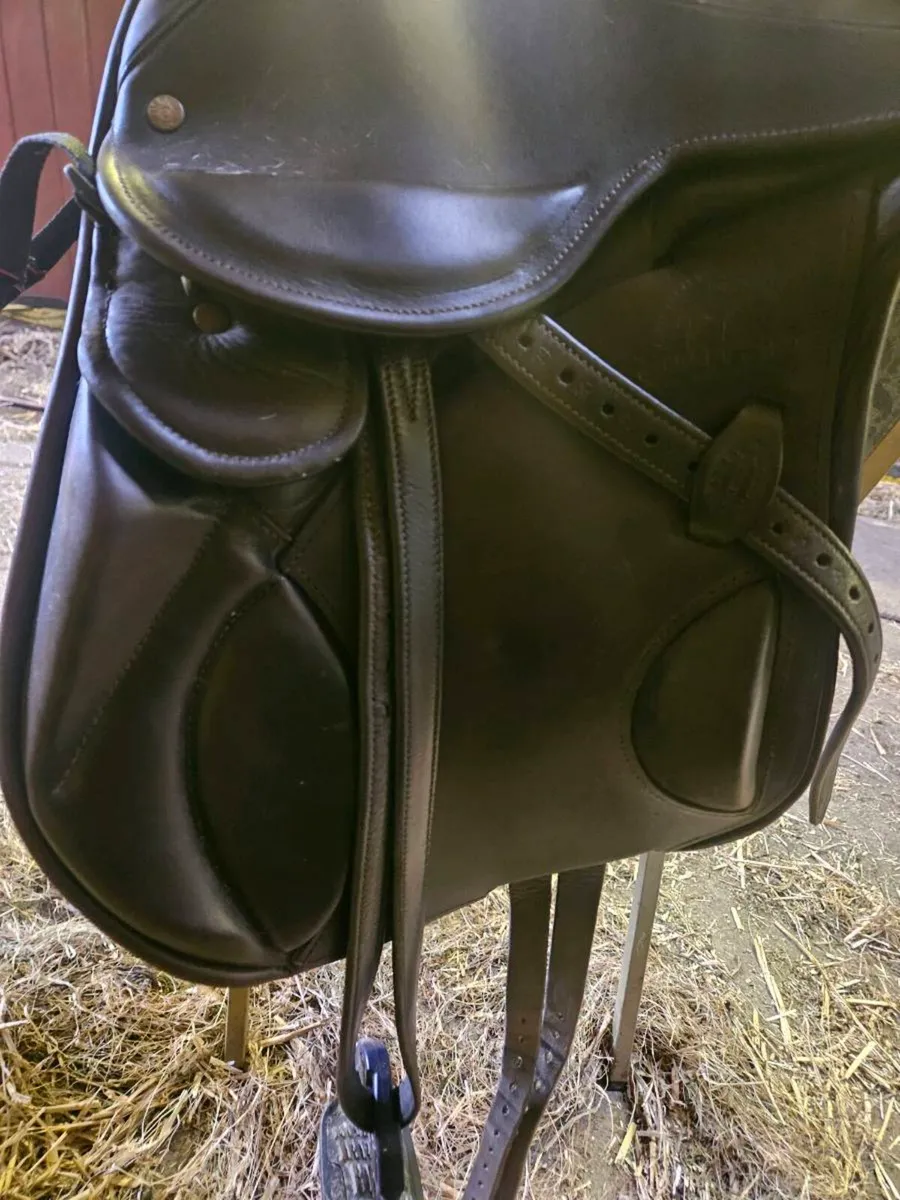 Berney Brothers monoflap 17inc Saddle - Image 3