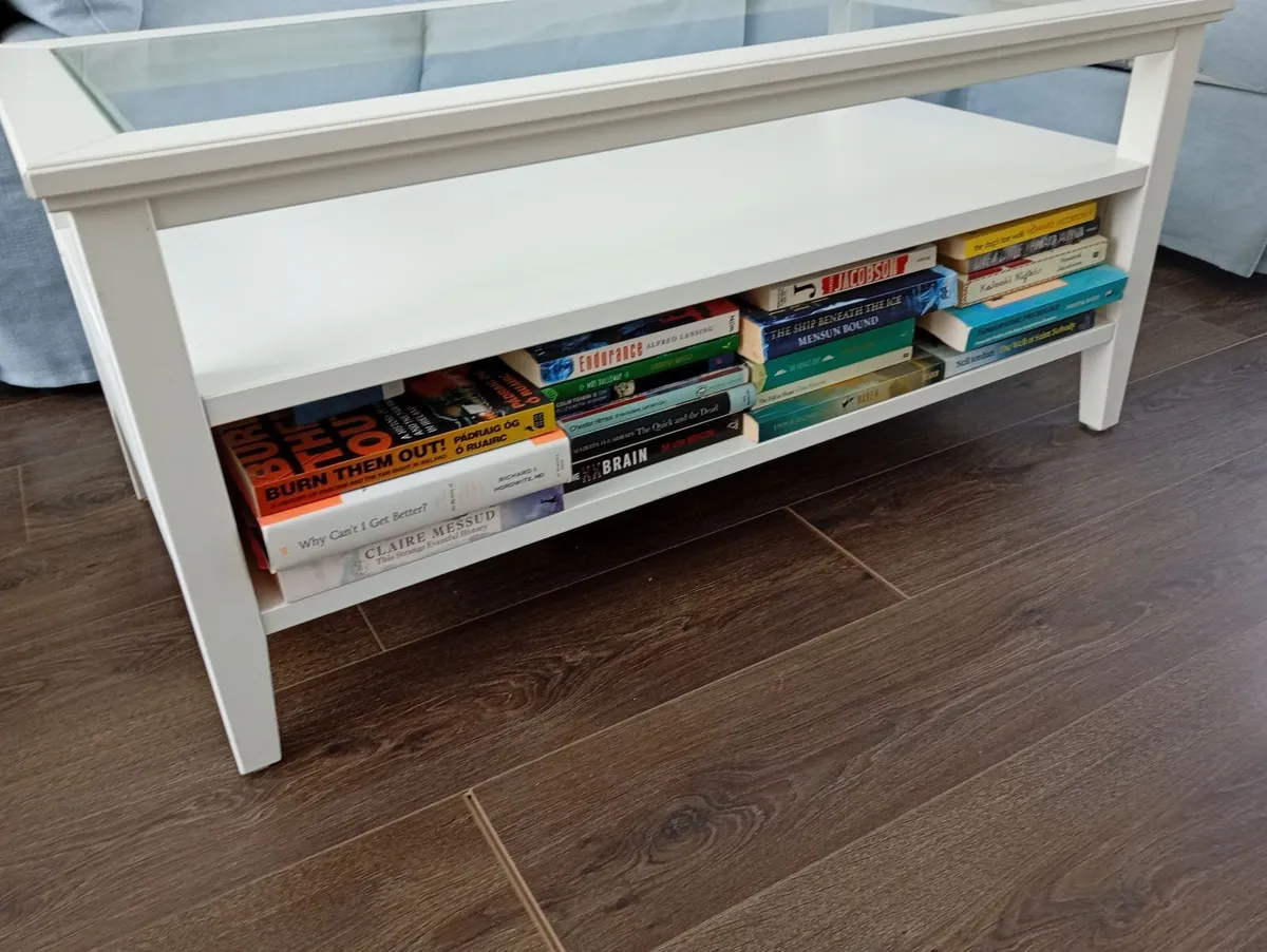 Coffee Table with glass top - Image 1