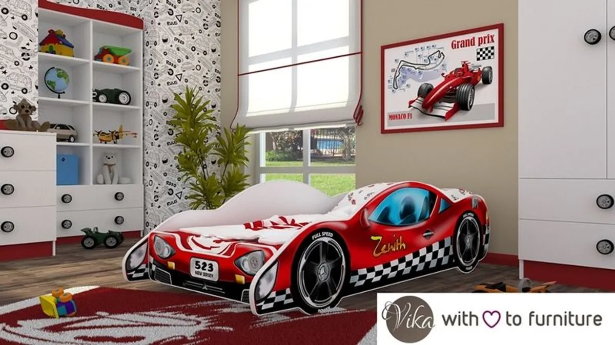 Single kids Car Bed ZENITH-- FREE led lights FREE delivery mattress included - Image 2