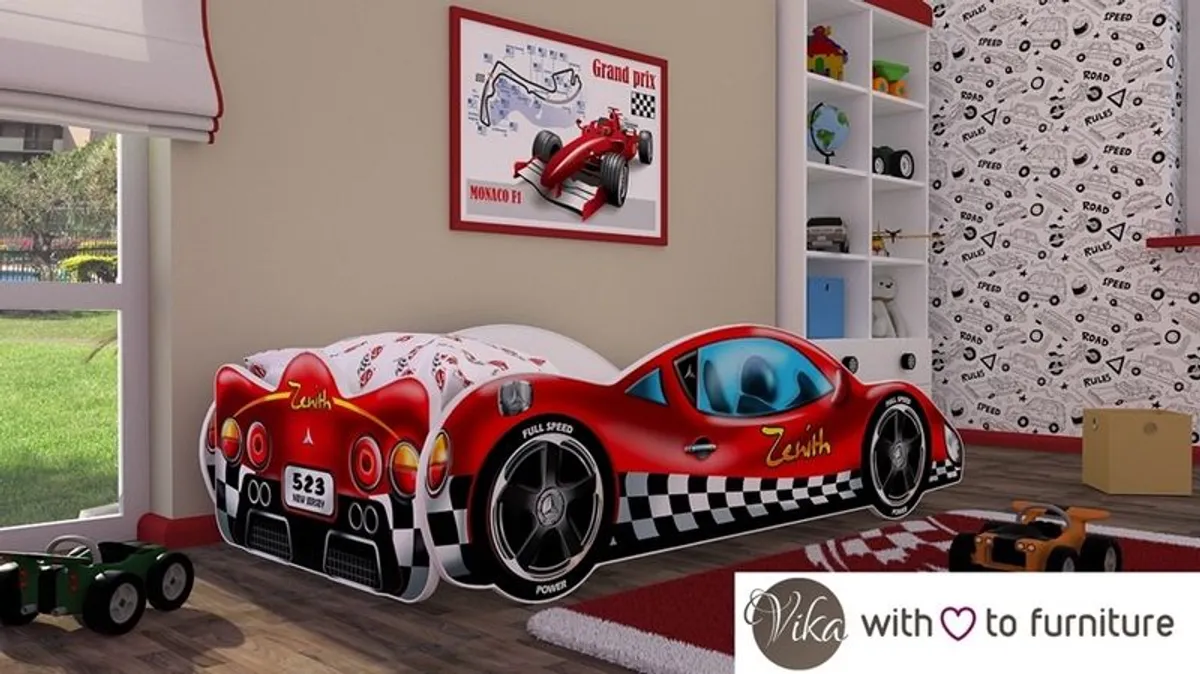 Single kids Car Bed ZENITH-- FREE led lights FREE delivery mattress included - Image 3