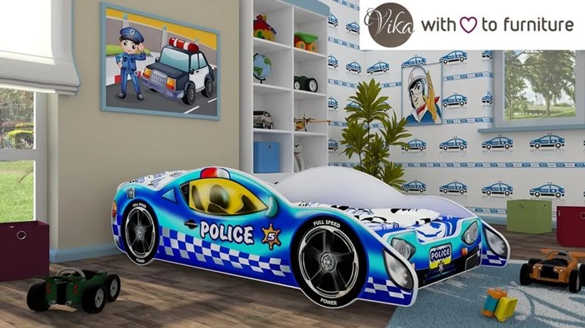 Single kids Car Bed ZENITH-- FREE led lights FREE delivery mattress included - Image 4